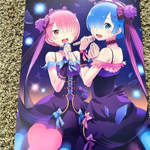 COPY - Re:Zero Poster Bundle 8 pcs Japanese Anime - Picture 2 of 8